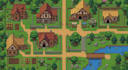create 8bit 16bit 2d pixel art top down tileset tilemap rpg game scene asset