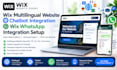 wix multilingual website chatbot integration wix whatsapp integration setup