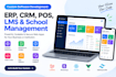 develop erp, CRM, pos, saas, lms and school management software