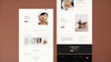 design a modern landing page UI UX in figma