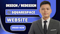 build squarespace website design, redesign edit squarespace site seo development