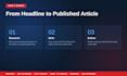 write SEO news and politics articles