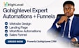 build gohighlevel website gohighlevel automation, gohighlevel virtual assistant