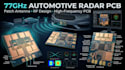design 77ghz automotive radar pcb, patch
