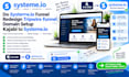 do systeme io funnel redesign tripwire funnel  domain setup kajabi to systeme io