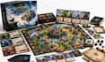 create board game design, custom card game, game board, and tuck box