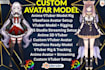 model a custom furry nsfw vrchat vtuber avatar