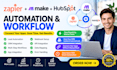 zapier make hubspot automation and workflow
