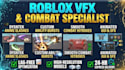 create custom roblox vfx ability particle effect and combat systems