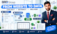 do web scraping and data extraction from any website