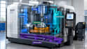 create 3d 5 axis cnc machine animation and explainer