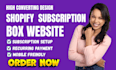 build secure shopify anti fraud subscription website for recurring revenue