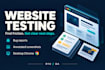 test your website for bugs and usability with a clear QA report