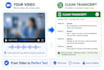 offer english audio transcription