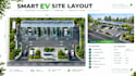 design a modern ev charging station concept
