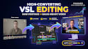 be your vsl editor for talking head and video sales letter editing
