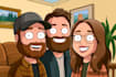 create custom images in the family guy cartoon style