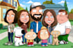 draw you as a high quality family guy character illustration
