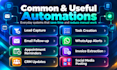 do automation with n8n, make, zapier, clickup, airtable