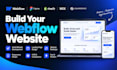 build webflow saas website development webflow landing page website redesign