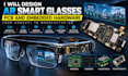 design ar smart glasses pcb and embedded hardware