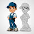 create a unique mascot character for your business
