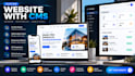 build a custom website with cms and admin panel
