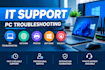 give remote IT support and troubleshooting