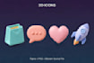 design modern 3d favicon and app icon