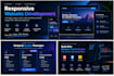 build a responsive HTML CSS javascript website