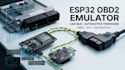 develop esp32 obd2 emulator, can bus firmware and automotive diagnostics
