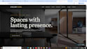 develop a premium minimalist architecture portfolio website