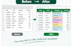 format clean and professionally design your excelspreadsheet
