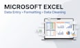 do data entry of excel, word, PDF and medical data