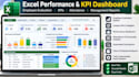 create a professional excel performance and KPI dashboard