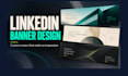 design linkedin banner, facebook cover and twitter header