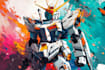 make gundam character illustration