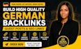 build high quality german backlinks, guest posts and SEO links dofollow baclink