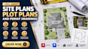 draft site plans, plot plans and permit drawings