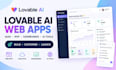 fix,develop lovable ai web apps, saas mvp, and bolt, supabase, replit