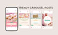 design carousel posts for instagram