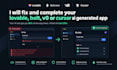 fix and finish your lovable bolt v0 or cursor ai generated app