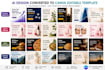 recreate redesign ai generated design, flyer, poster in editable canva file