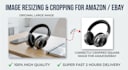 do background removal and photo resizing professionally