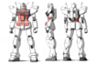 make gundam character illustration and robot art