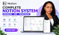 build a notion dashboard, sales CRM, second brain template with automation