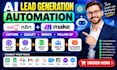 build ai lead generation automation with n8n and make