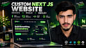 build beautifull next js website and deploy it live
