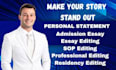 perfectly edit your graduate school personal statement and application essay