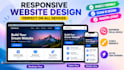 fix HTML CSS website issues and make your website responsive